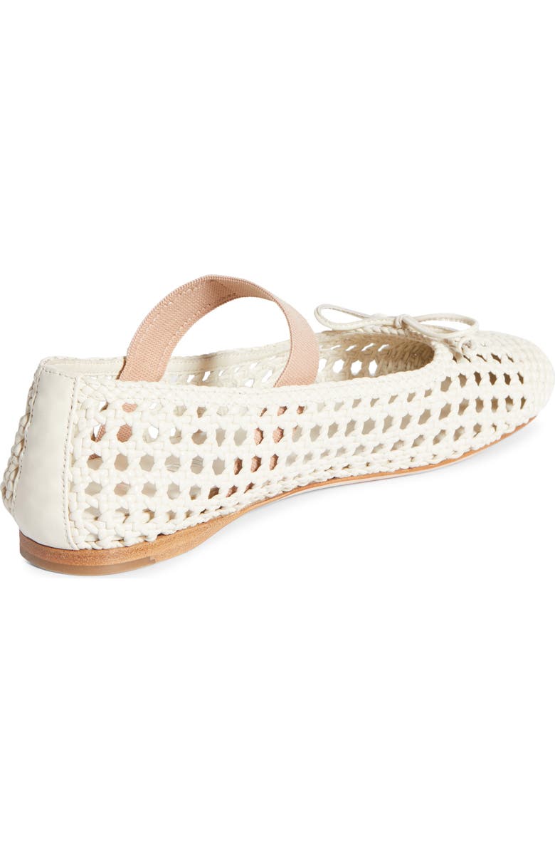 Miu Miu Woven Mary Jane Ballet Flat, Alternate, color,