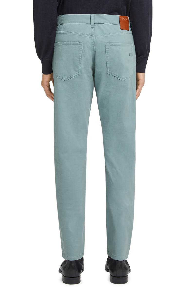 ZEGNA Stretch Denim City Fit Jeans, Alternate, color, Seafoam Blue