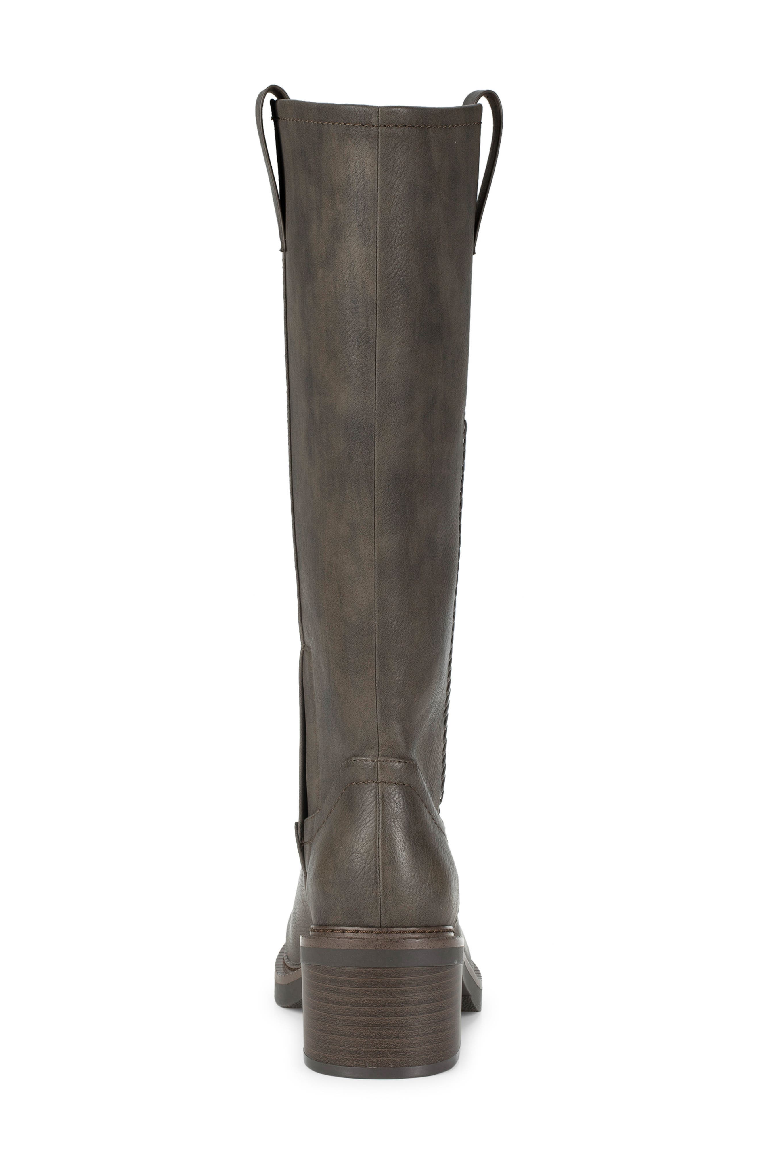 Selkie Tall Boot, Alternate, color, DARK BROWN