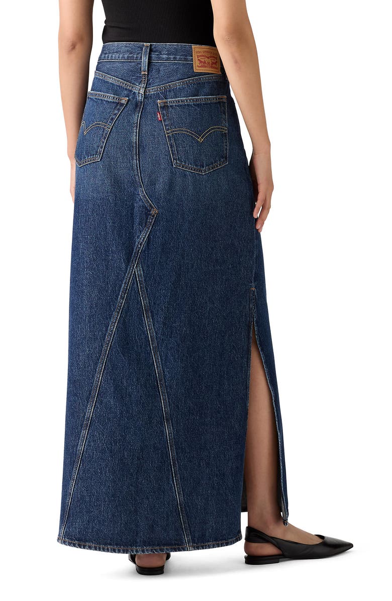 Levi's Iconic Denim Maxi Skirt, Alternate, color, Always Usually