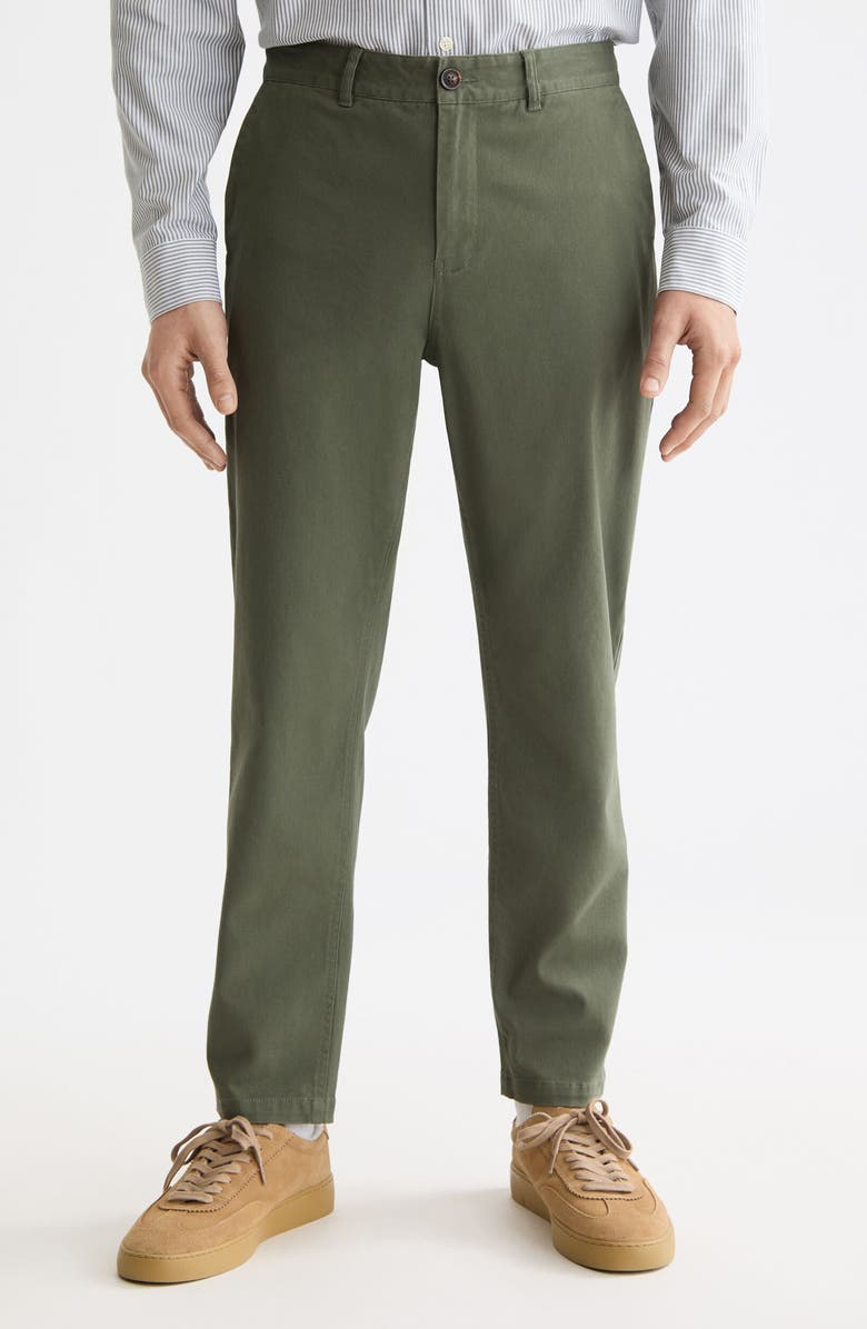 Scotch & Soda Drift Stretch Cotton Chinos, Main, color, Thyme