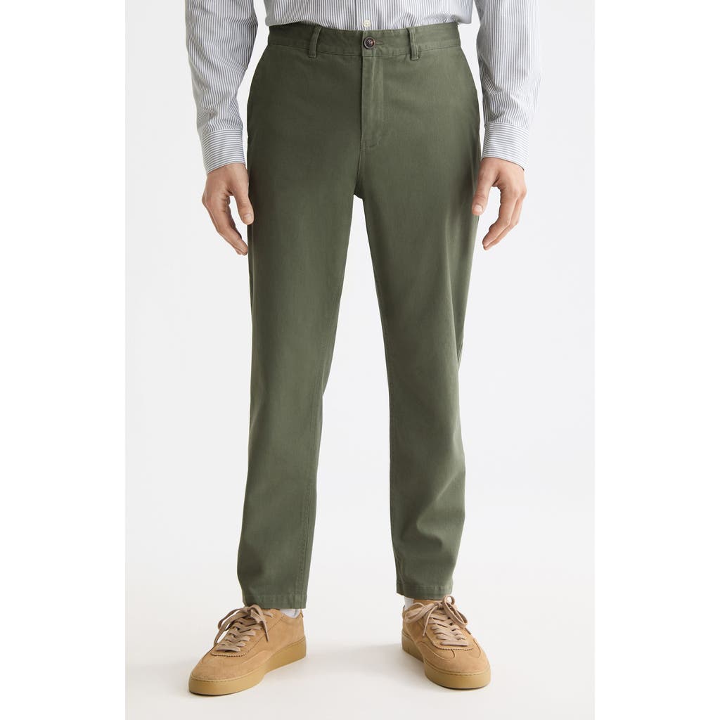 Scotch & Soda Drift Stretch Cotton Chinos In Green