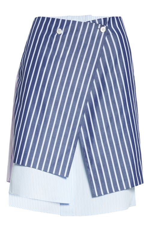 EENK EENK LAYERED WRAP MIDI SKIRT 