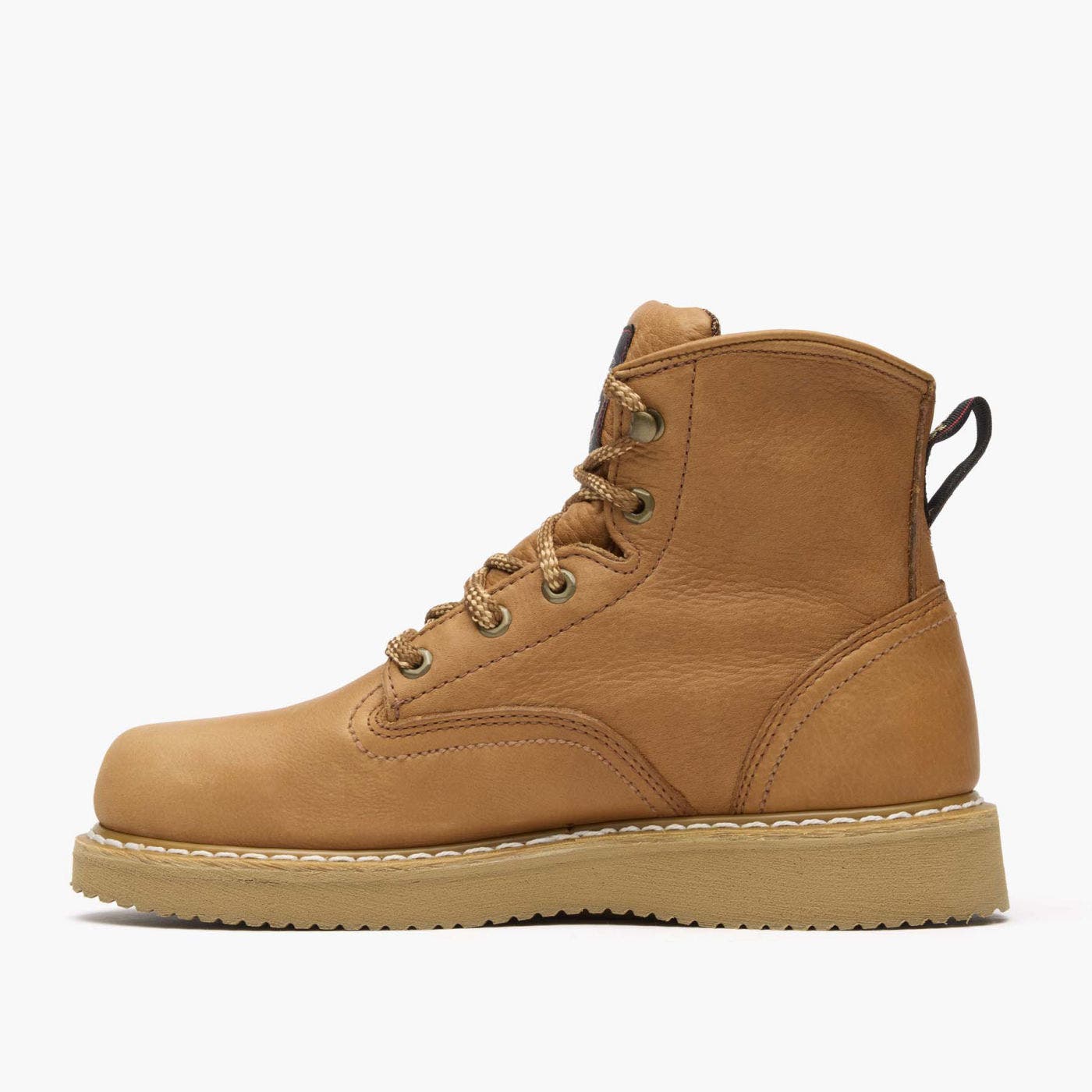 Georgia Boot Men's 6" Wedge Work Boot, Alternate, color, Barracuda Gold