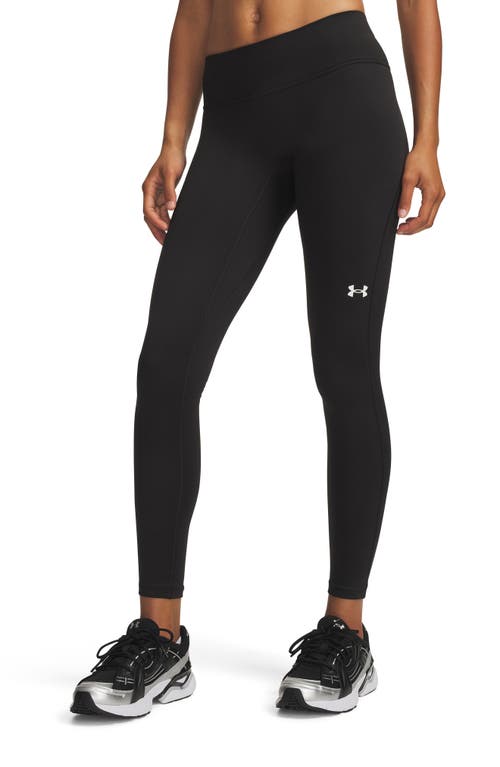 Under Armour Coldgear Performance High Waist Leggings In 008 Ultimate Black