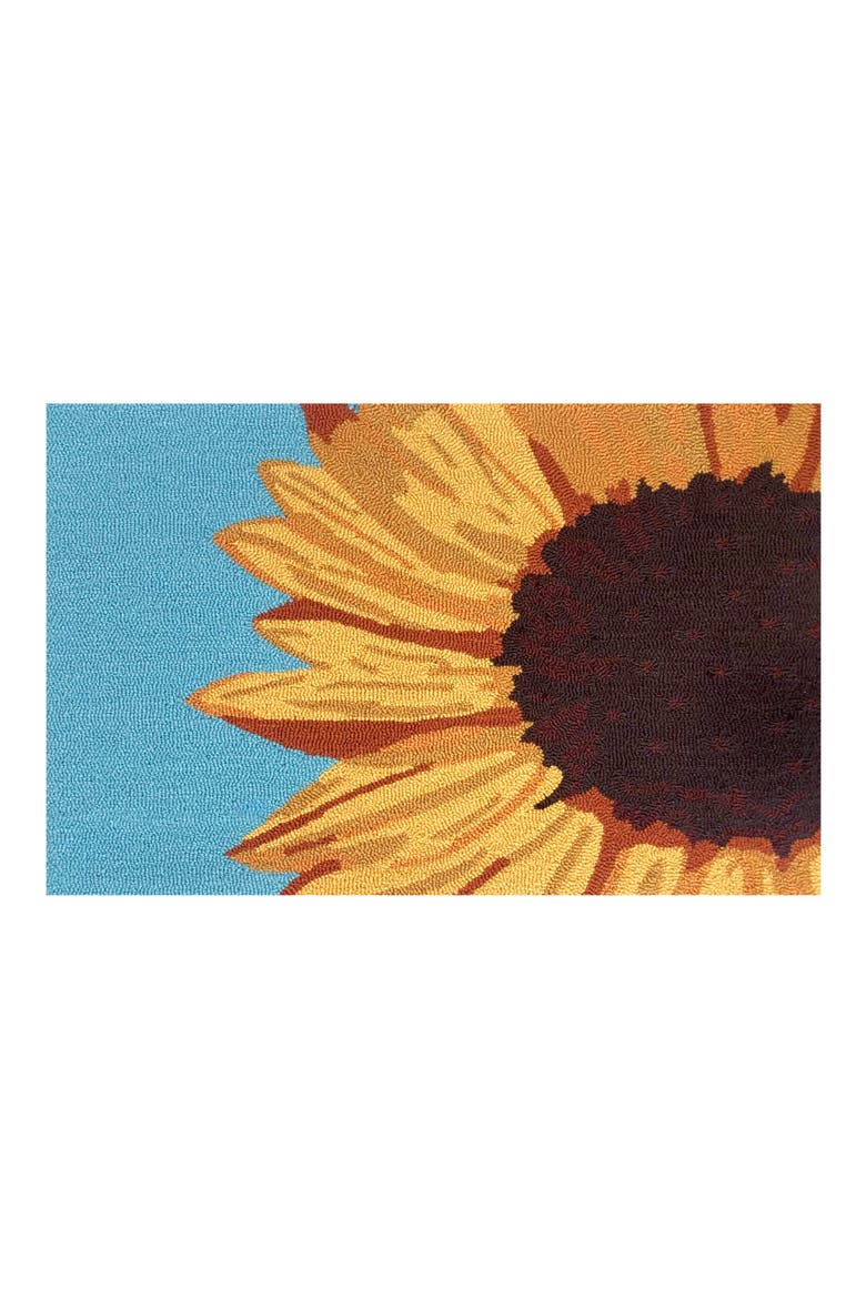 Sunflower Blue Doormat, Main, color, BLUE/ MULTI