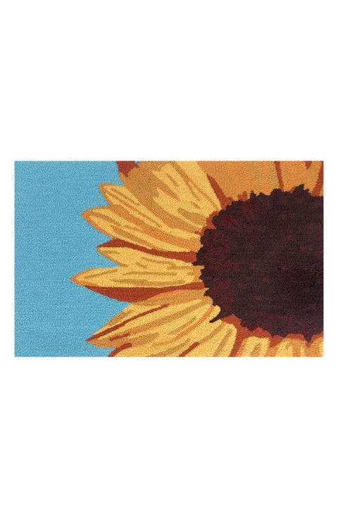 Sunflower Blue Doormat