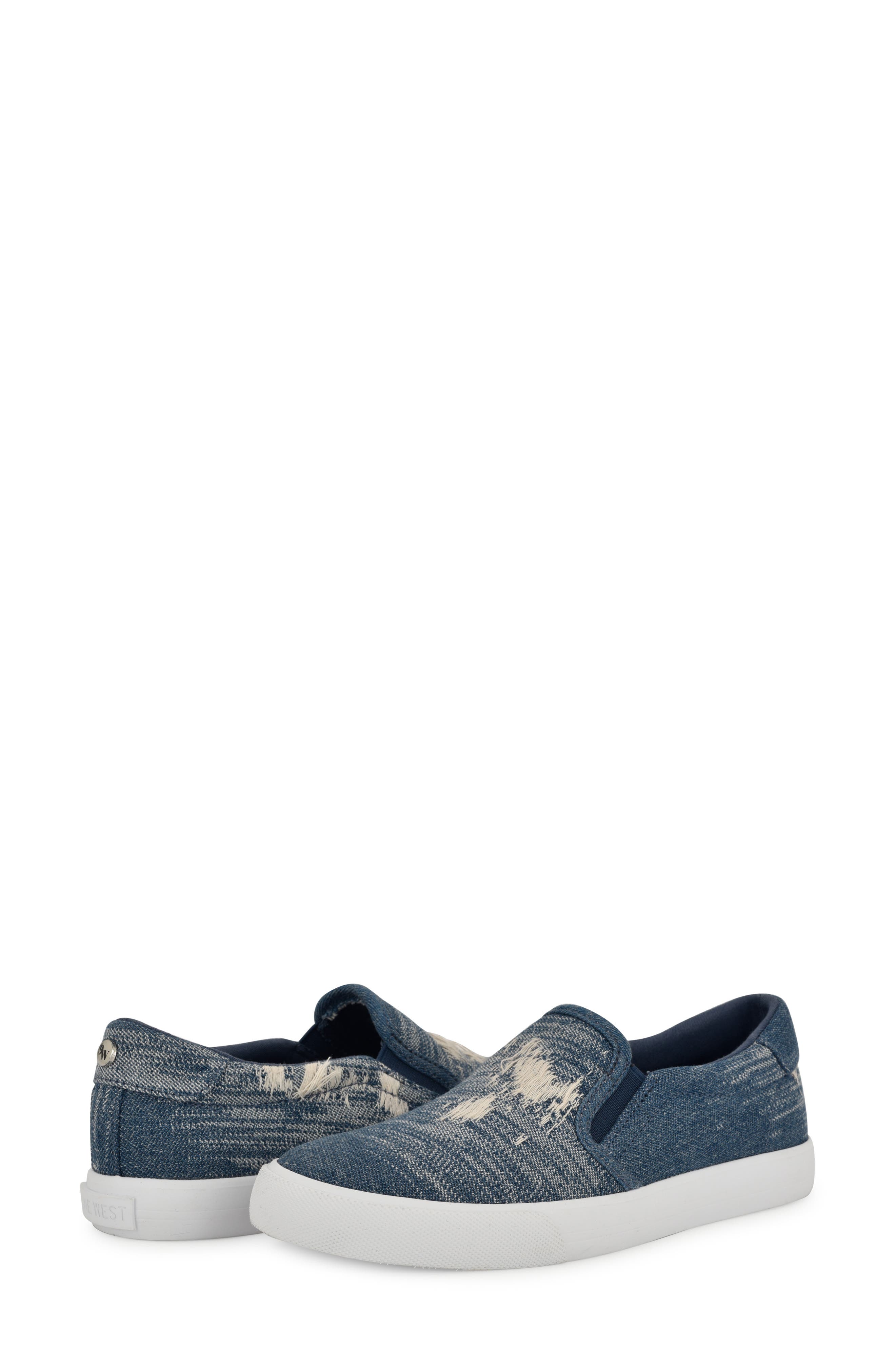 Nine West Lala Slip-On Sneaker, Alternate, color, Dark Blue