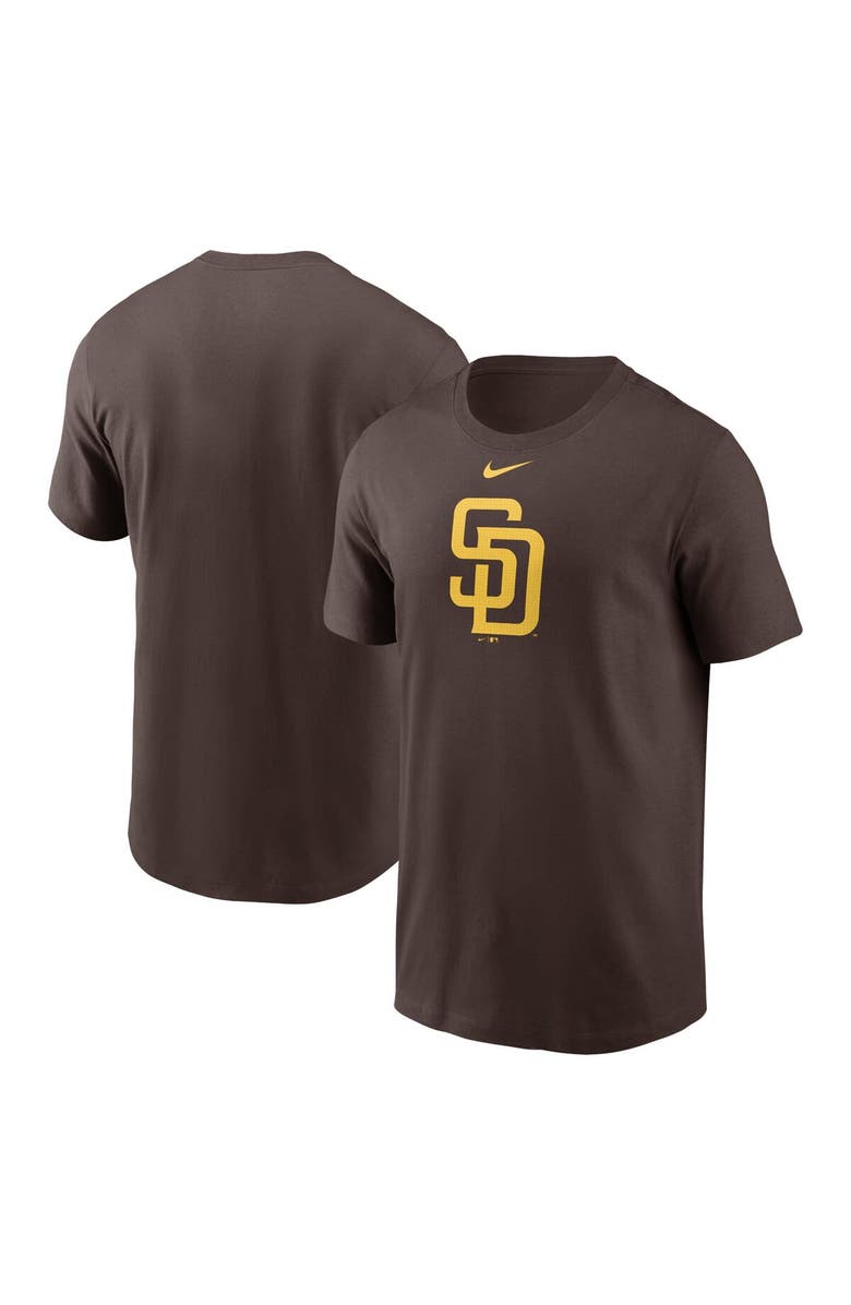 Nike Men's Nike Brown San Diego Padres Fuse Logo T-Shirt, Main, color, Brown