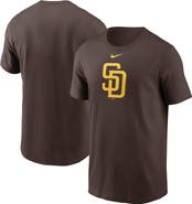 Nike Men's Nike Brown San Diego Padres Fuse Logo T-Shirt