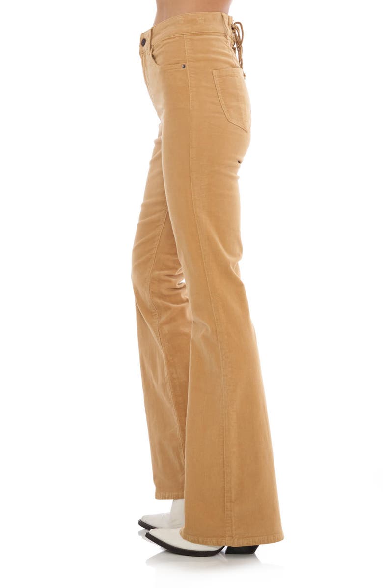 Prosperity Denim Farrah High Waist Flare Leg Corduroy Pants, Alternate, color, 