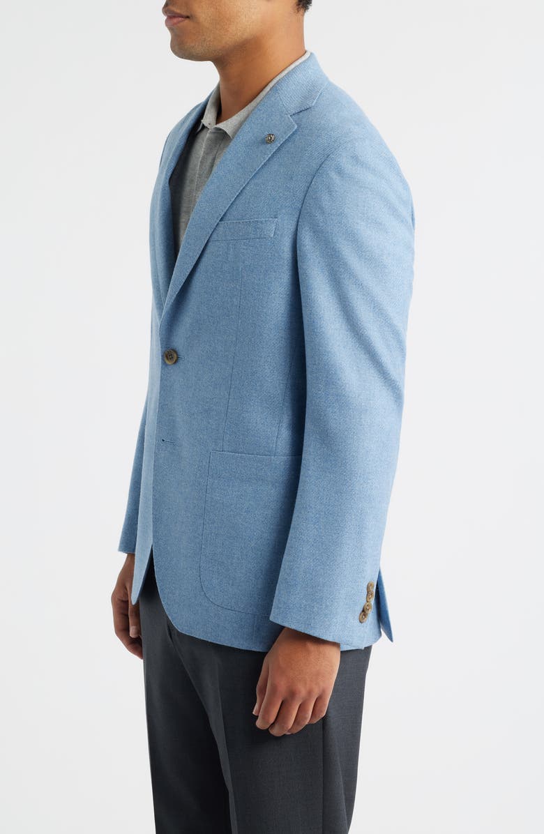 Jack Victor Morton Solid Wool Sport Coat, Alternate, color, Light Blue