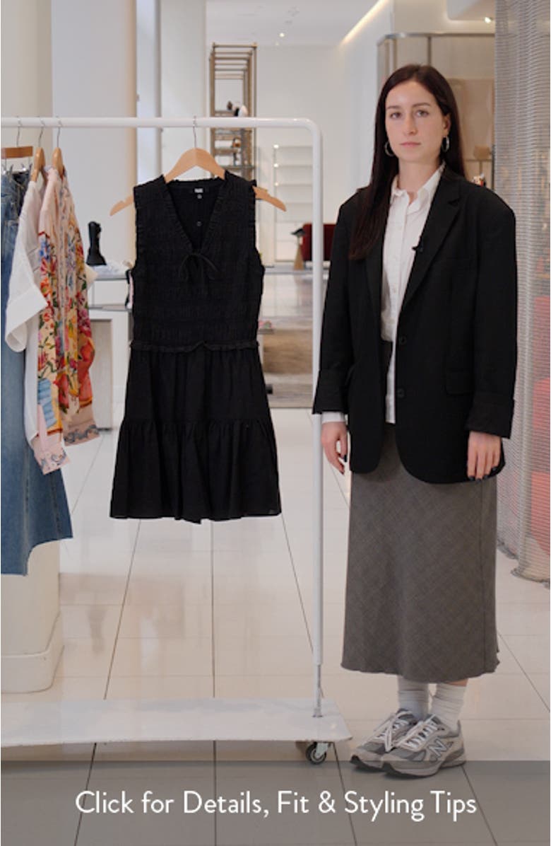 Fraise Sleeveless Fit & Flare Minidress, sales video thumbnail