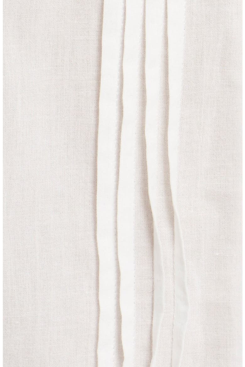 Sea Lace Trim Cotton Peplum Top, Alternate, color, WHITE