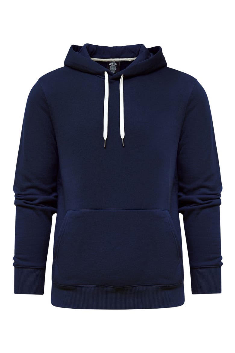 Fleece Pullover Hoodie, Alternate, color, NAVY