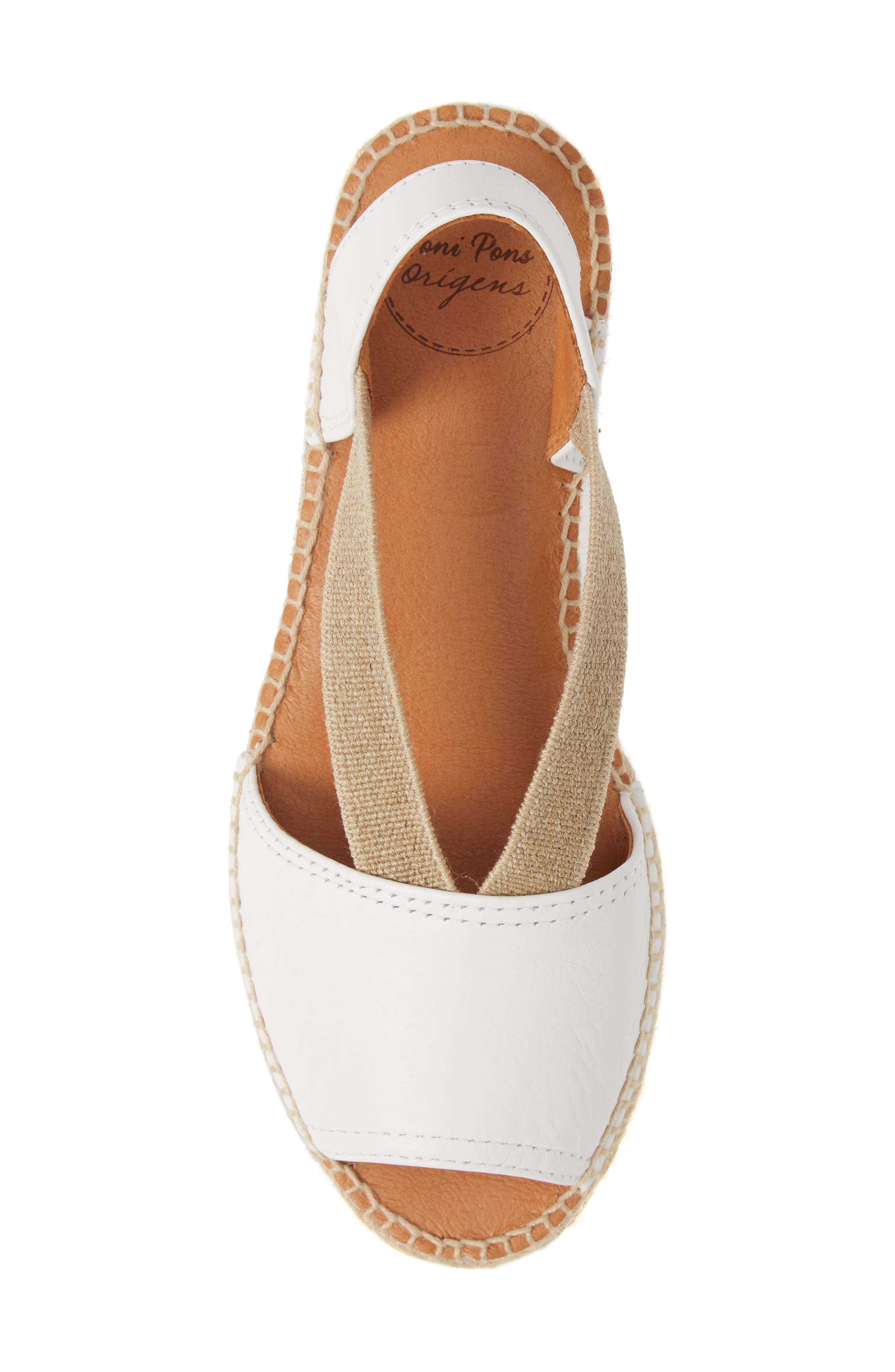 Etna Espadrille Sandal, Alternate, color, WHITE LEATHER