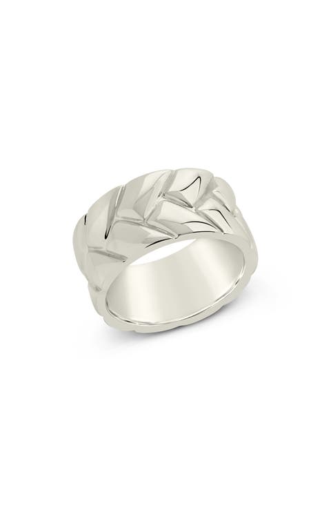 Cameron Textured Band Ring
