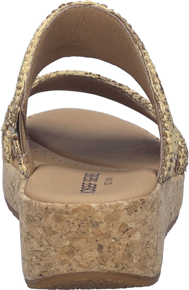 Josef Seibel Evita 02 Platform Wedge Slide Sandal, Alternate, color,