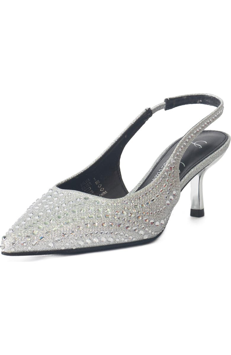 Lauren Lorraine Sylvia Pumps, Main, color, Silver