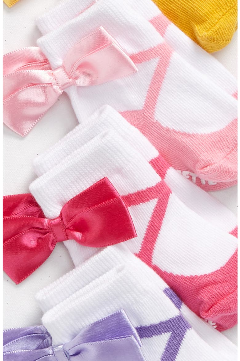6-Pack Socks, Alternate, color, BALLERINA