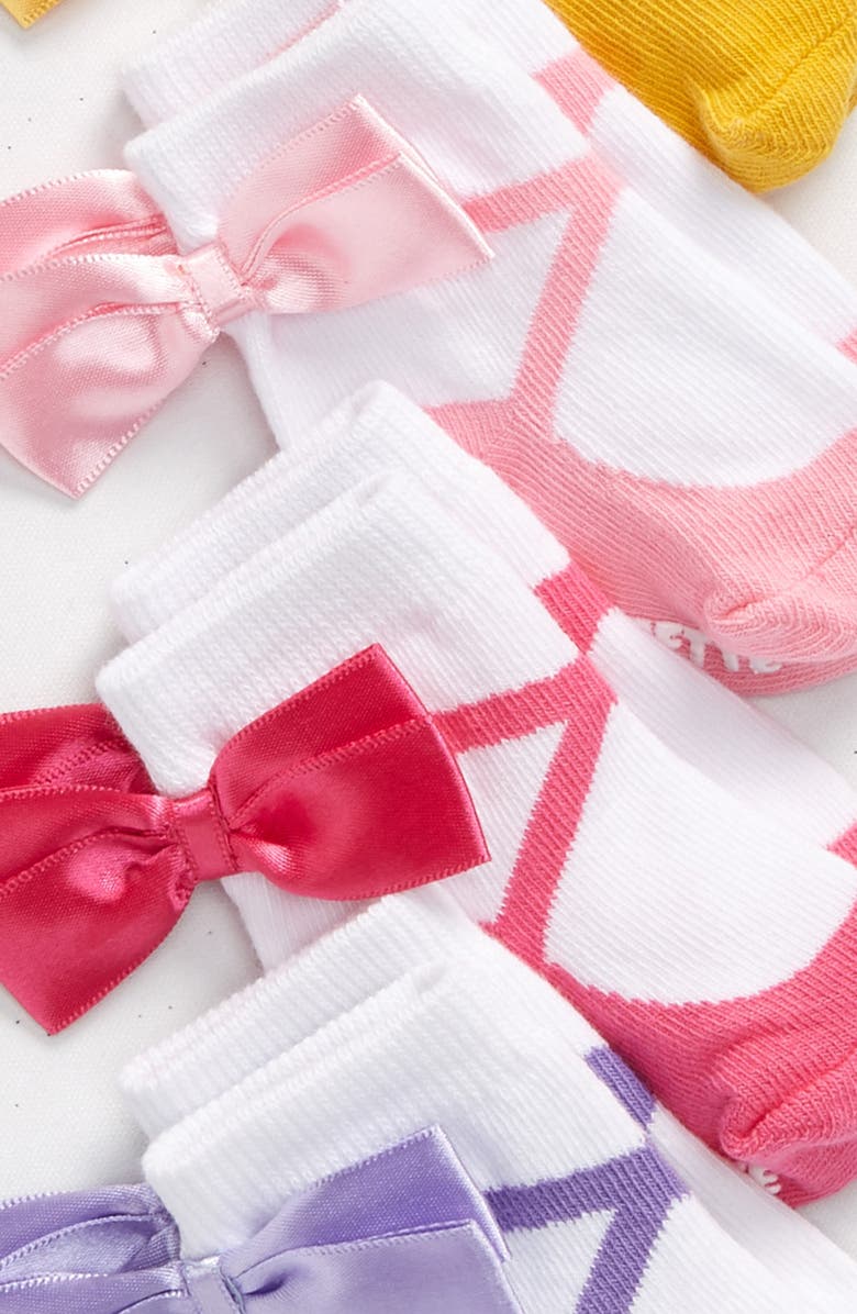 Trumpette 6-Pack Socks, Alternate, color, Ballerina