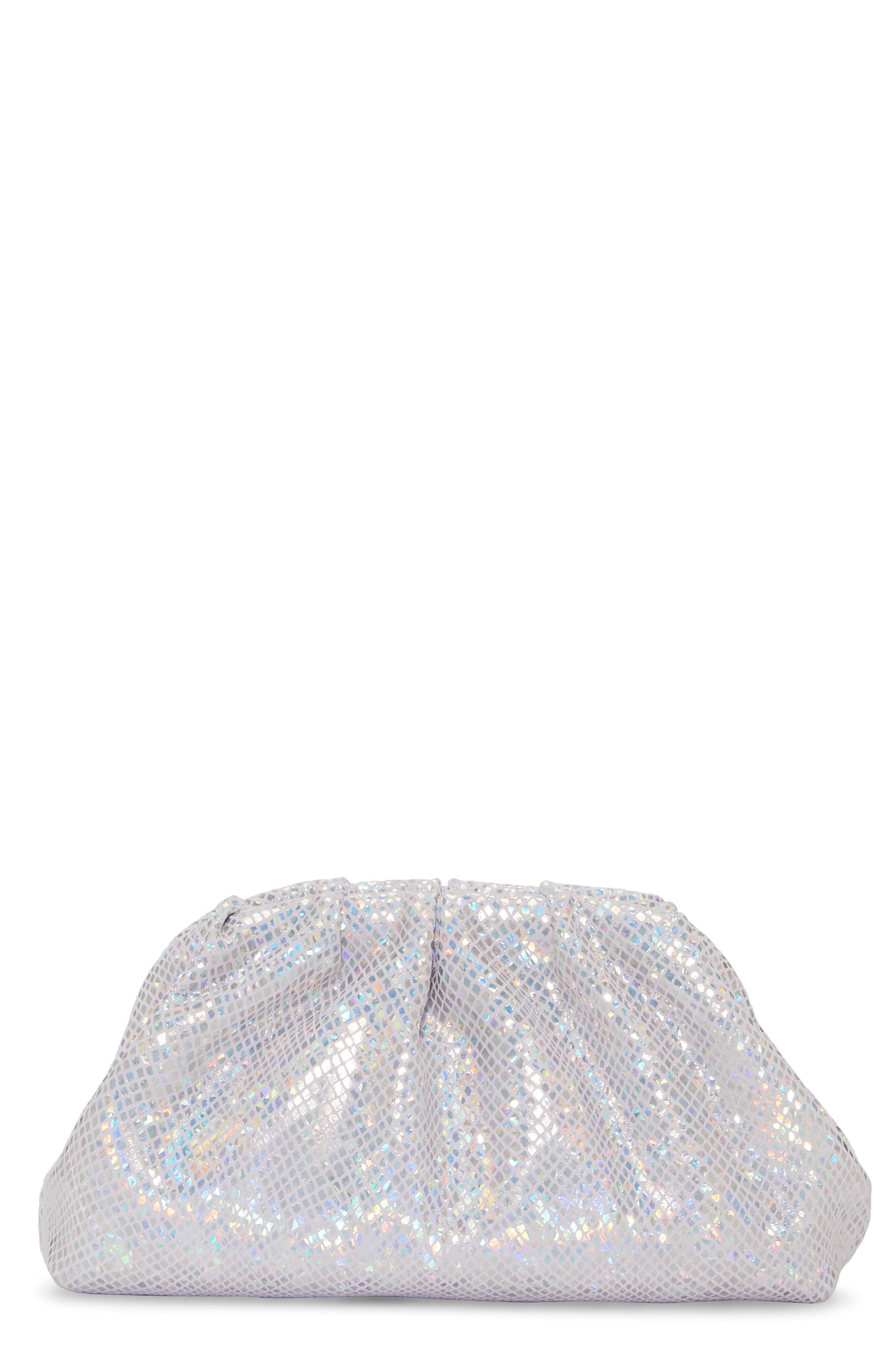 Vince Camuto Nisha Leather Clutch, Main, color, 