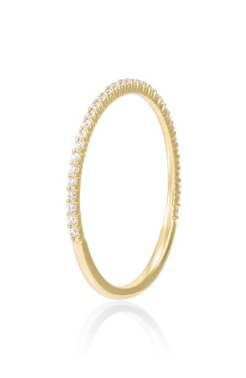 Frankie & Zoe Diamond Band Ring In Gold