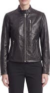 Sebby Leather Racing Jacket
