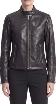 Sebby Leather Racing Jacket