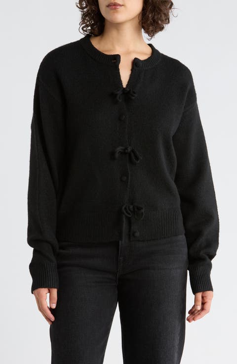 Bow Button Cardigan