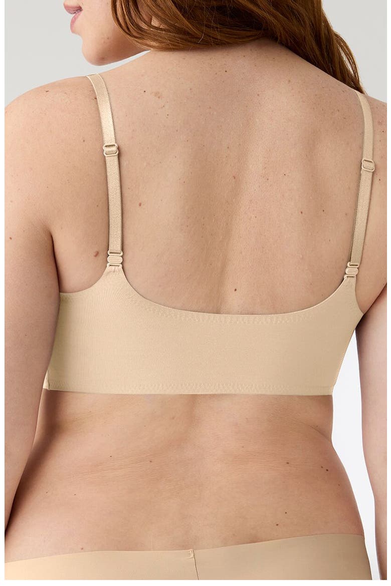 The True Body Triangle Convertible Strap Bralette, Alternate, color, DESERT