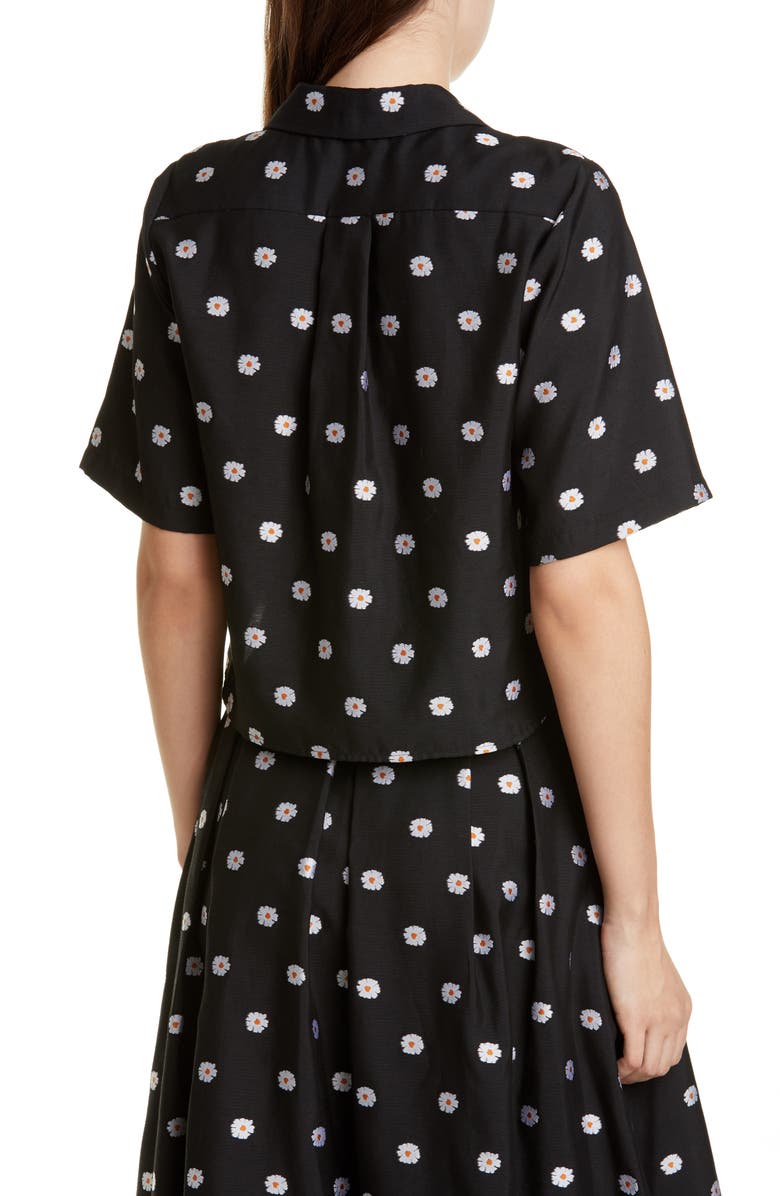Stine Goya Athena Daisy Crop Shirt, Alternate, color, 