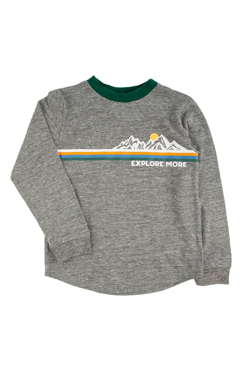 Miki Miette Kids' Harvey Long Sleeve Graphic T-Shirt, Main, color, 