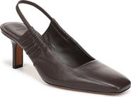 Vince Ven Leather Slingback Pump