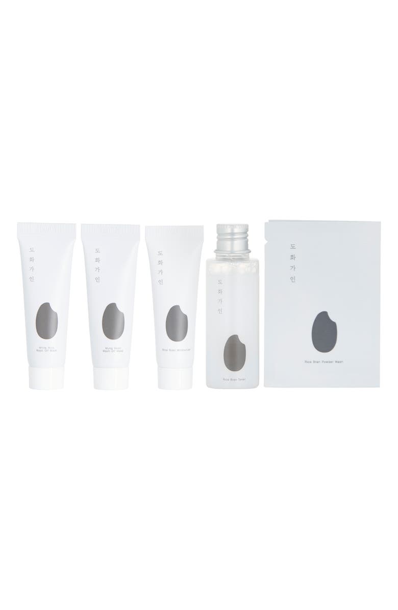 House of Dohwa Travel Kit 5-Piece Skincare Routine, Main, color,