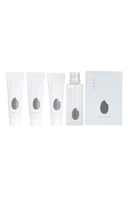 House Of Dohwa Travel Kit 5-piece Skincare Routine In Transparent
