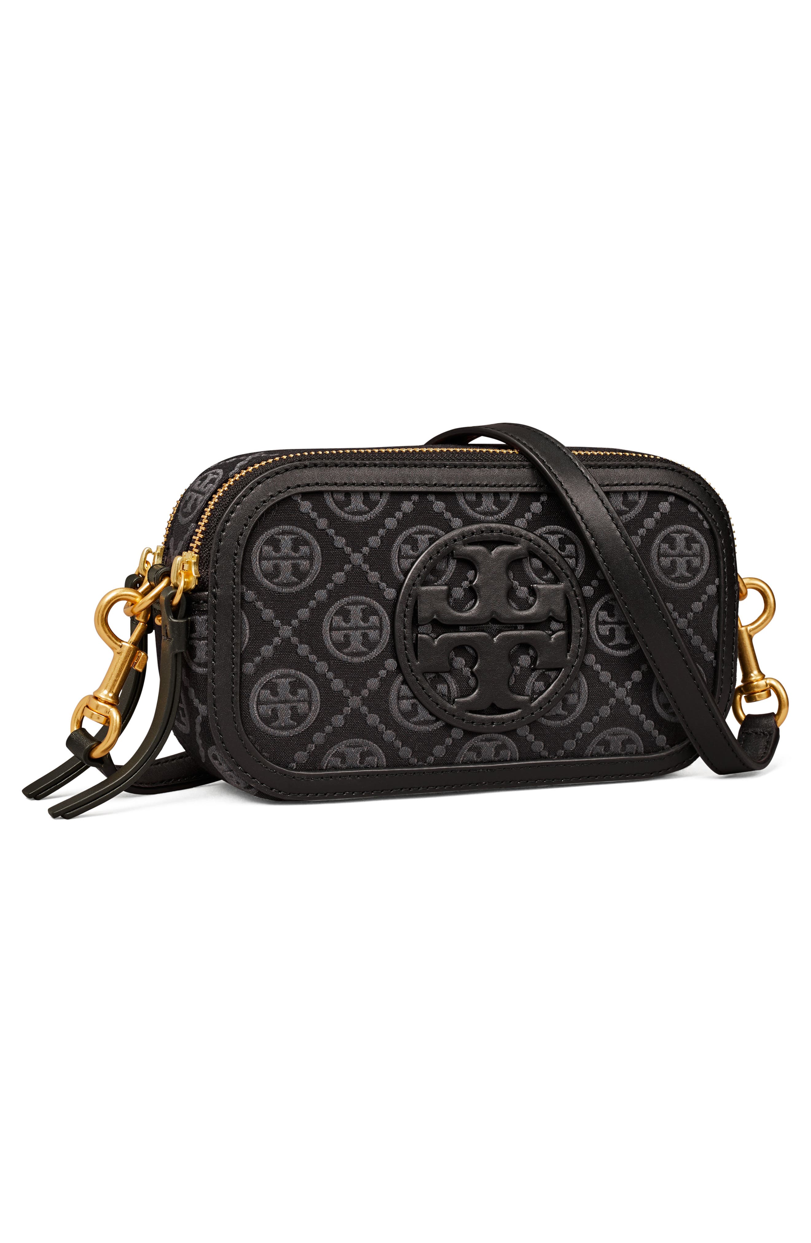 Tory Burch Mini T Monogram Crossbody Bag, Alternate, color, 