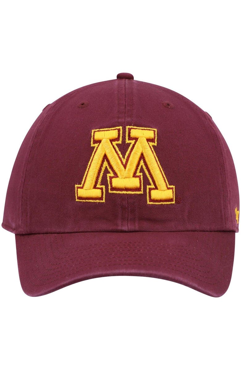 '47 Men's '47 Maroon Minnesota Golden Gophers Clean Up Adjustable Hat, Alternate, color, 