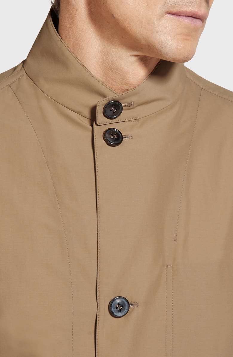 ZEGNA Water Repellent Cotton & Nylon Jacket, Alternate, color, 
