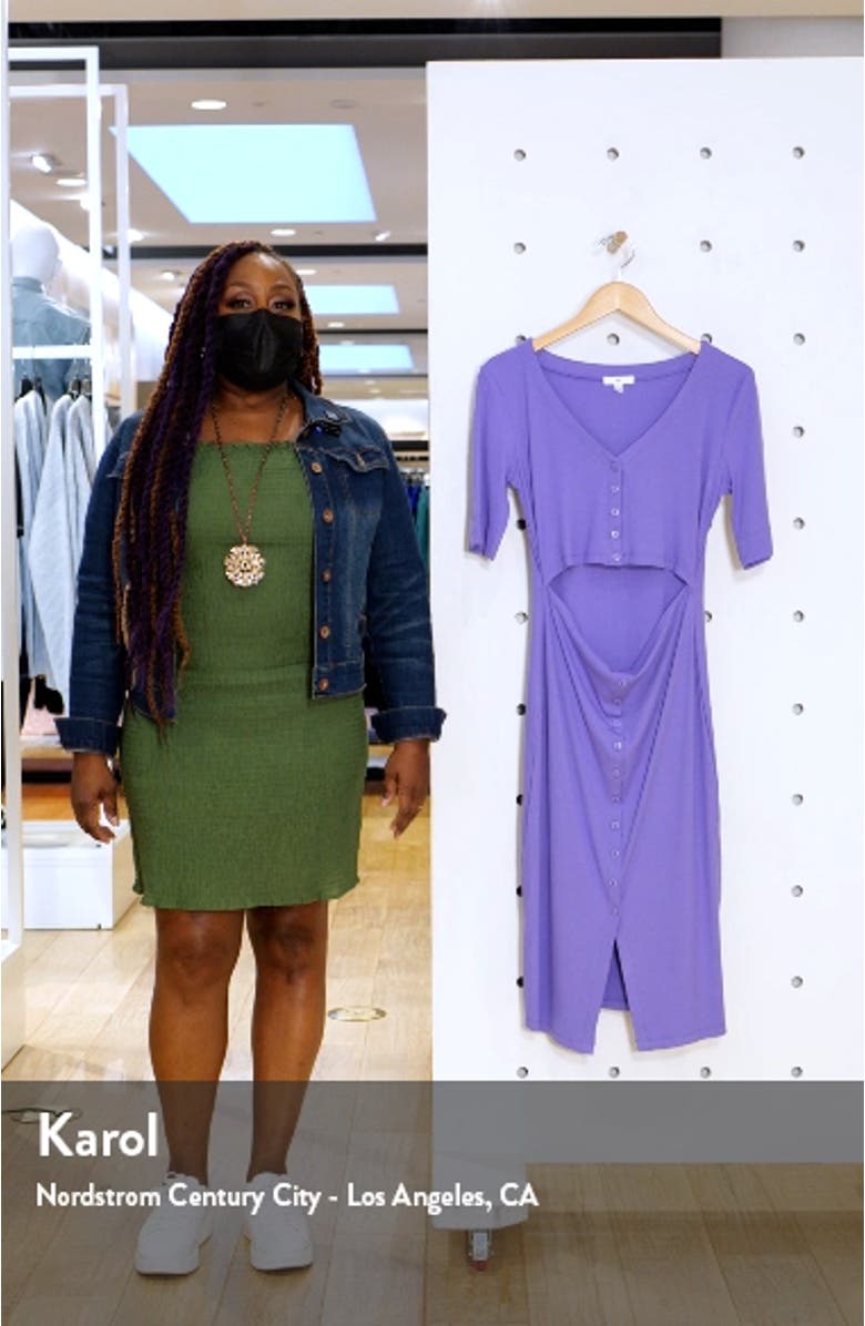 Cutout Rib Dress, sales video thumbnail