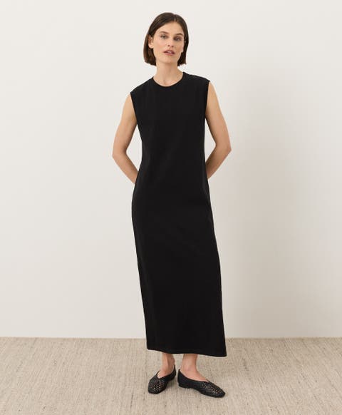 Organic Cotton Soft-Slub Essential Easy Muscle Tee Maxi Dress