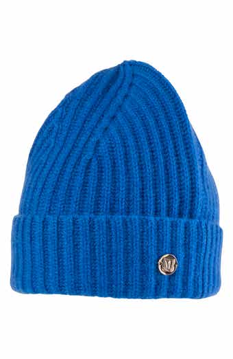 Bruno Magli Cashmere Ribbed Knit Beanie