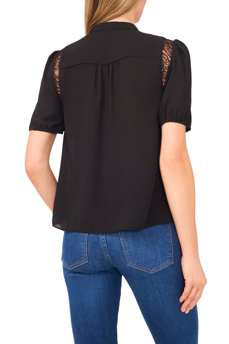 Lace Inset Top, Alternate, color, RICH BLACK