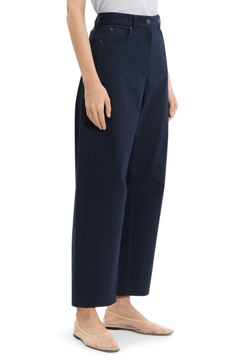 Curve Leg Cotton Chino Pants, Alternate, color, NOCTURNE NAVY