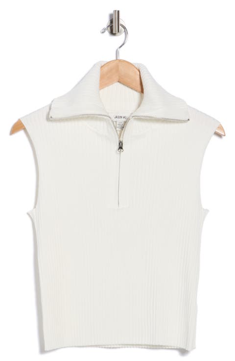 Quarter Zip Sweater Vest