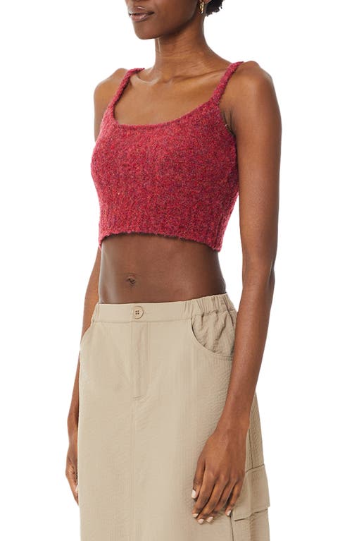 Find Me Now Billit Crop Knit Tank In Cardinal