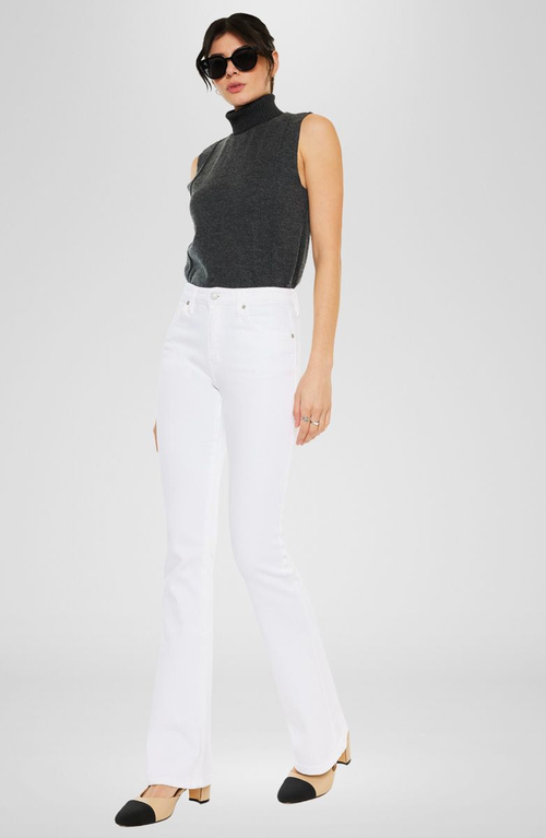 Kancan Vanilla Essentials High Rise Bootcut Jeans In White