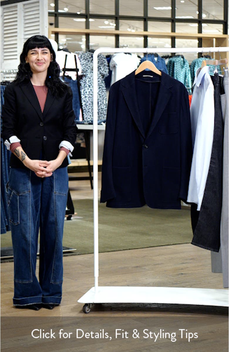 Trim Fit Cotton & Cashmere Jacket, sales video thumbnail