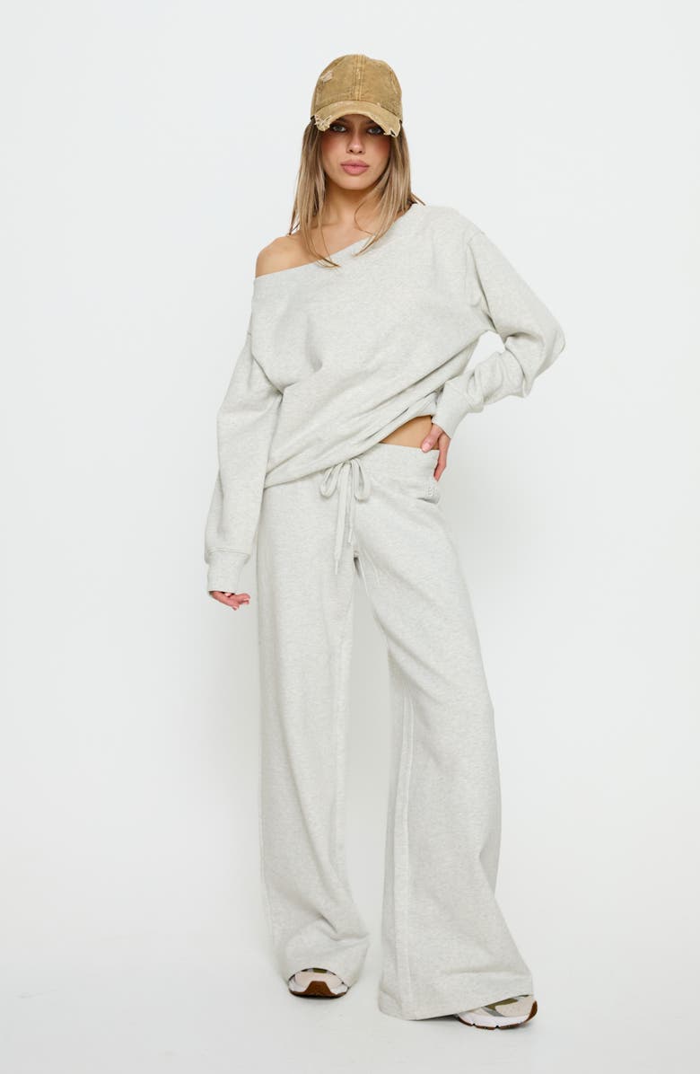Princess Polly Wellness One-Shoulder Sweatshirt, Alternate, color,