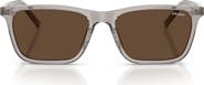 Prada PR D19SF 56mm Rectangle Sunglasses